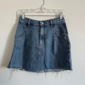 LAST CHANCE! Gone 11/28! Free People denim mini skirt